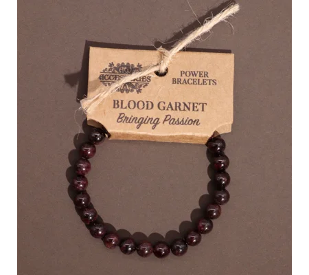 Power Bracelet - Blood Garnet