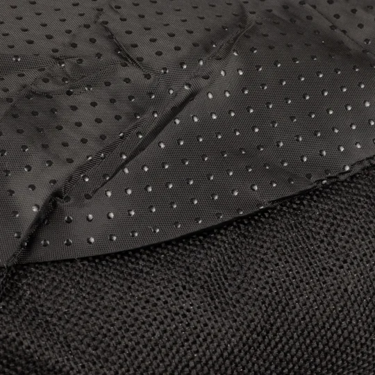 PAW Bed – Large Royal Crown – Black & Grey – 60 × 60 × 26cm
