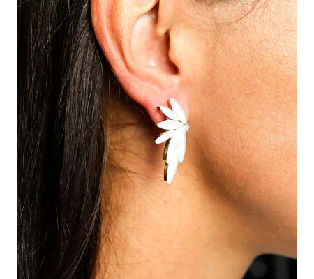 Pearl - Vintage Glass - Faries - Earrings