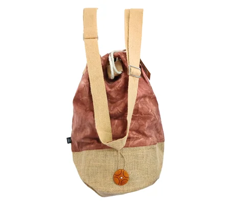 All Natural Backpack - Terracotta Stonewash - Hamsa