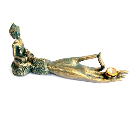 Antique Buddha - Hand Incense Burner