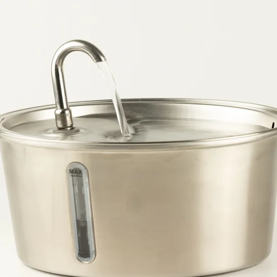 PAW Food Bowls - Electric Water Fountain 2.5 Liter - USB - Stainless Steal (304)