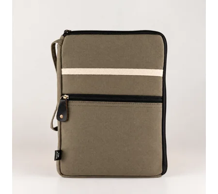 Canvas Tablet Pouch - Olive