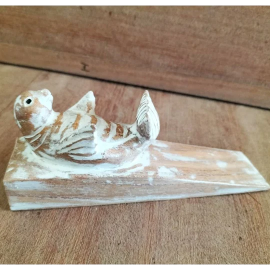 Hand carved Doorstop - Baby Seal