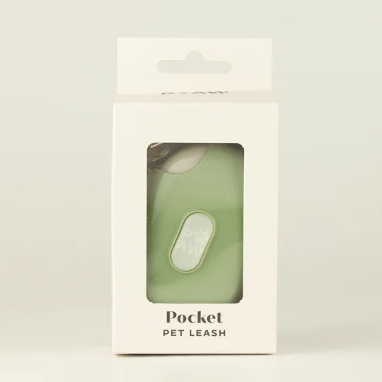 Paw Pet Leash - Pocket Pod - Green - 1.5m