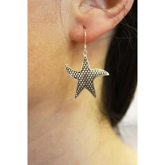 Silver Earrings - Turtles