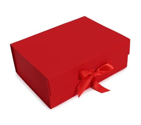 Flat Pack Gift Box - Extra Large (33x25x12cm) - Red