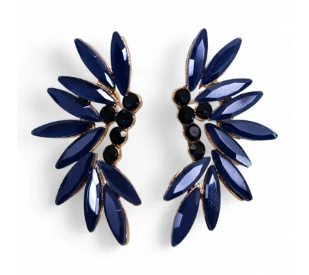 Royal Blue - Vintage Glass - Faries - Earrings