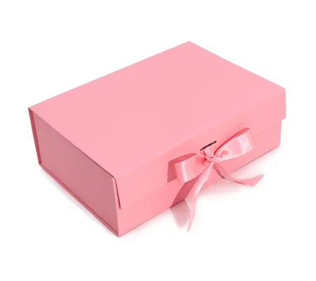 Flat Pack Gift Box - Large (28.2x20.2x9.2cm) - Pink