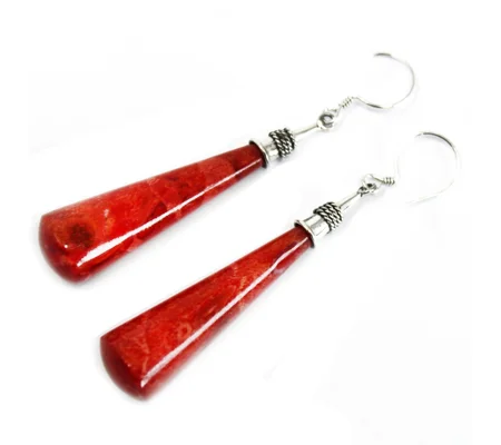 925 Silver Earrings - Long Teardrop