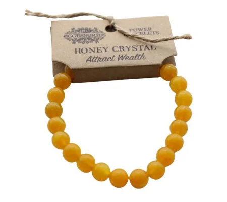 Power Bracelet - Honey Crystal