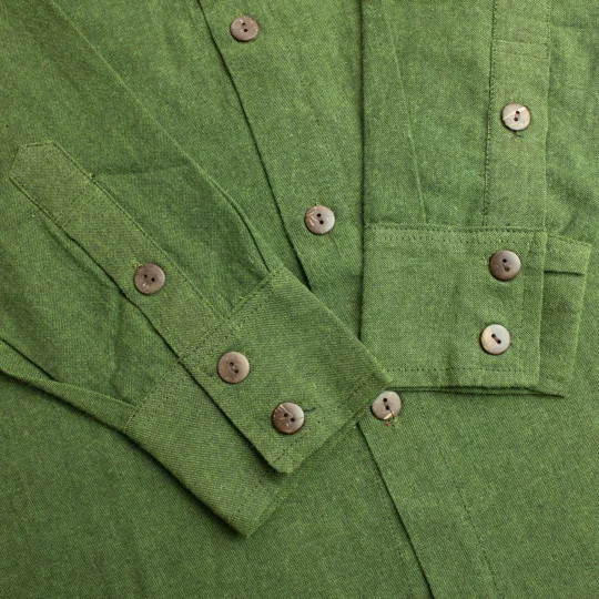 Nomad Sari Kathmandu Shirt - Forest Green - Large