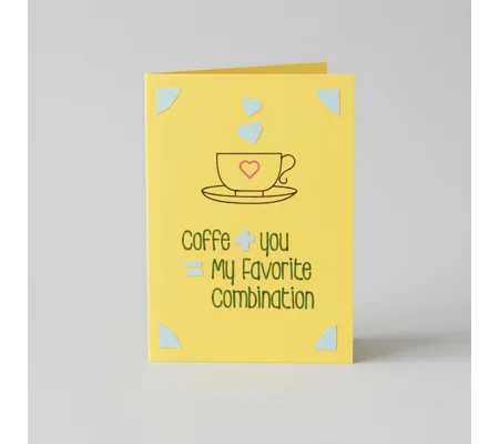 Coffee "Favorite Combination" Card