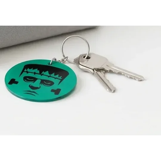 Frankenstein's Monster Green Acrylic Keychain