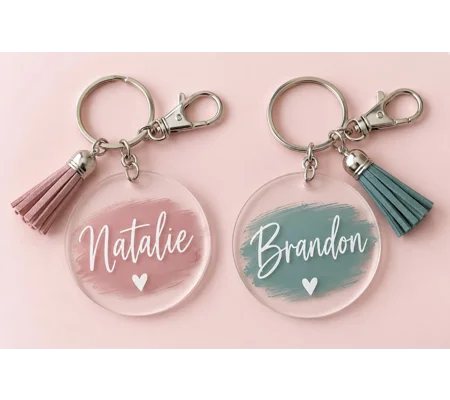 Custom Acrylic Name Keychain