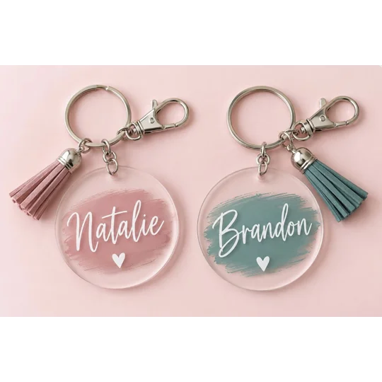Custom Acrylic Name Keychain