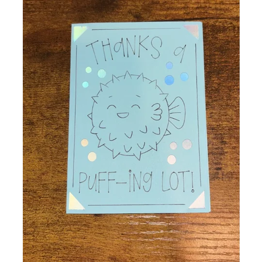 Funny Fish Thank You Card