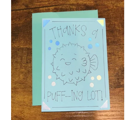 Funny Fish Thank You Card