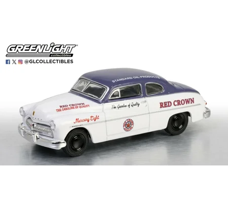 VINTAGE ELITE: GreenLight 1/64 1949 Mercury Eight Coupe (Red Crown Edition)