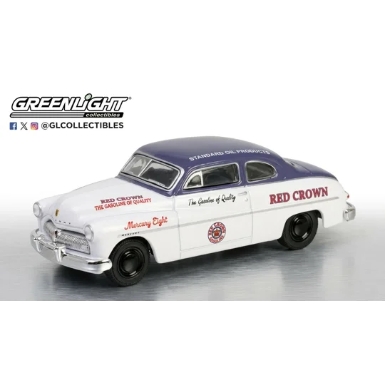 VINTAGE ELITE: GreenLight 1/64 1949 Mercury Eight Coupe (Red Crown Edition)