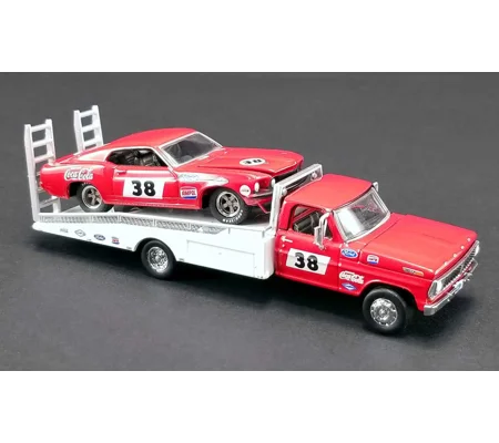 1970 Ford F-350 Ramp Truck w/ #38 1969 Trans Am Mustang "Allan Moffat Racing"
