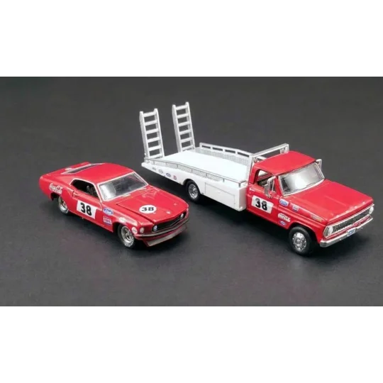 1970 Ford F-350 Ramp Truck w/ #38 1969 Trans Am Mustang "Allan Moffat Racing"