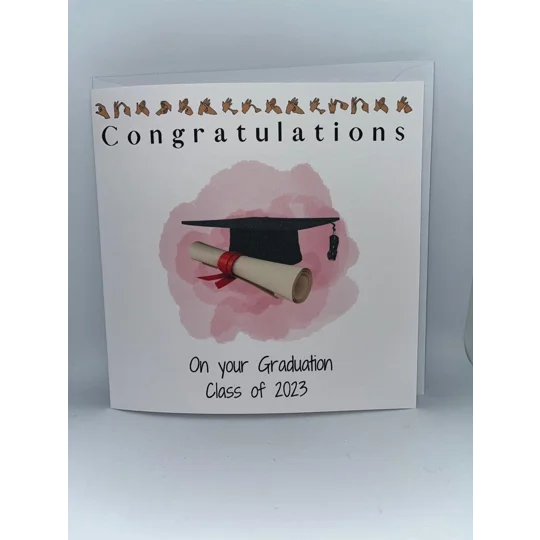 BSL Graduation card, British sign, fingerspelling, inclusive card, deaf culture