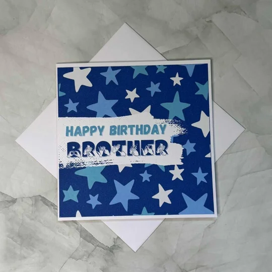 BSL Happy Birthday Card: British Sign Language Fingerspelling
