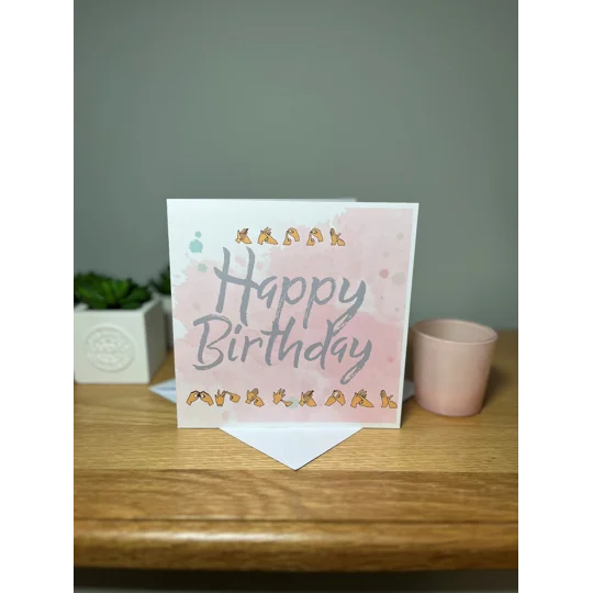 BSL 'Happy Birthday' Fingerspelling Card: Inclusive Design