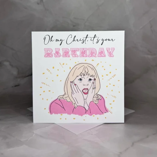 Gavin and Stacey Birthday Card: British Sign Language Fingerspelling