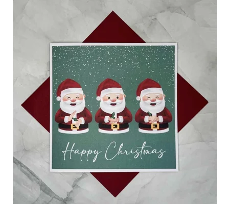 BSL Christmas Card, British Sign Language, BSL Fingerspelling, Inclusive Card, Hearing Loss, Xmas, 