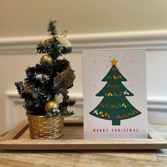 BSL Christmas Cards: British Sign Language Xmas Multipack