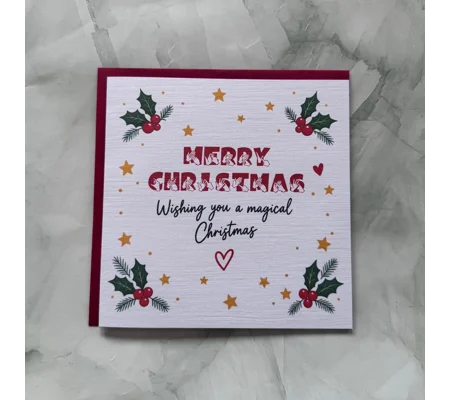 BSL Christmas Card, Deaf Christmas, Sign Language Card, BSL Card, Deaf Gift, BSL Gift, Merry Christm