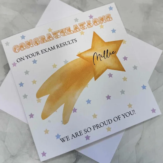 BSL Congratulations Card: British Sign Language Exam Success