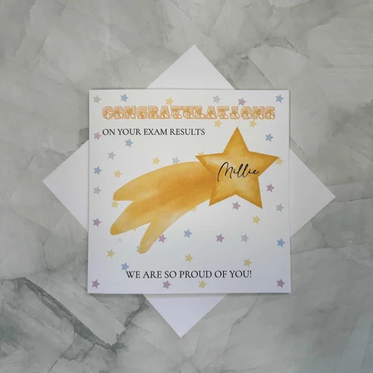 BSL Congratulations Card: British Sign Language Exam Success