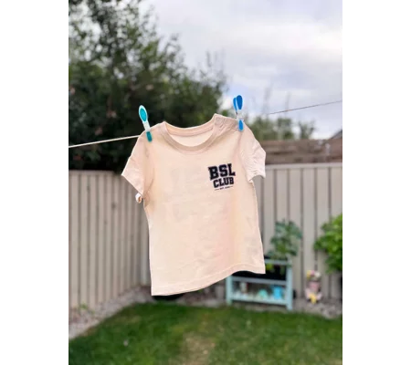 BSL Club Kids T-Shirt, Children’s BSL Clothing, Deaf Awareness Kids Tee, Matching Family Shirts, Br