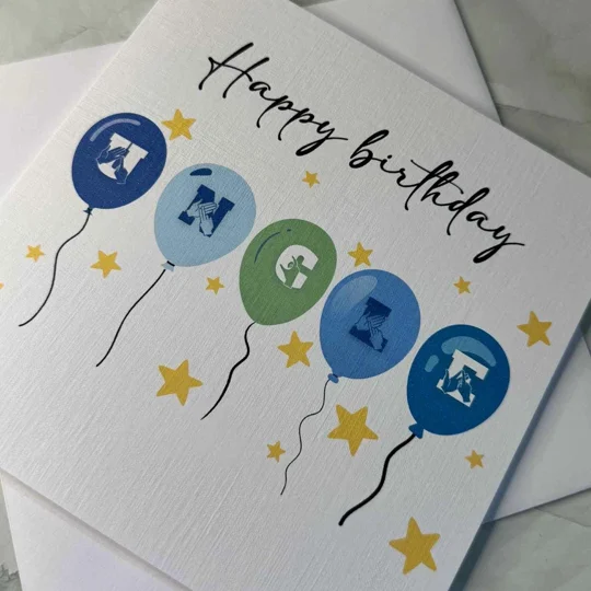 BSL Birthday Card: British Sign Language Fingerspelling, Deaf Awareness