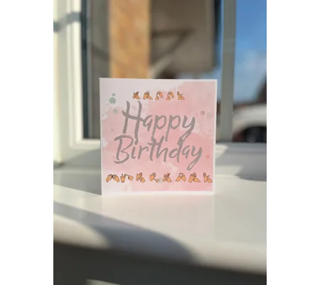 BSL 'Happy Birthday' Fingerspelling Card: Inclusive Design