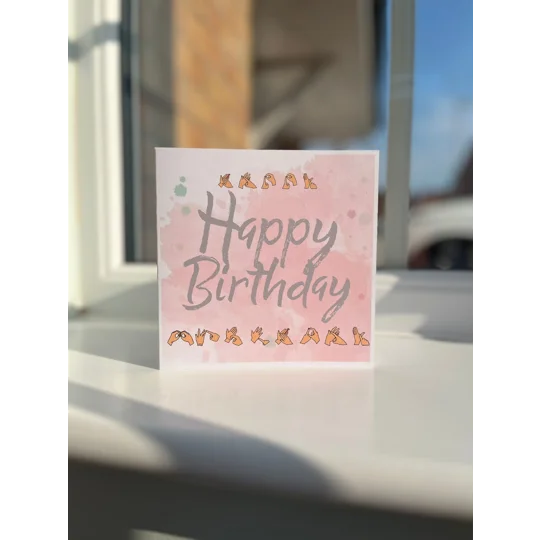 BSL 'Happy Birthday' Fingerspelling Card: Inclusive Design