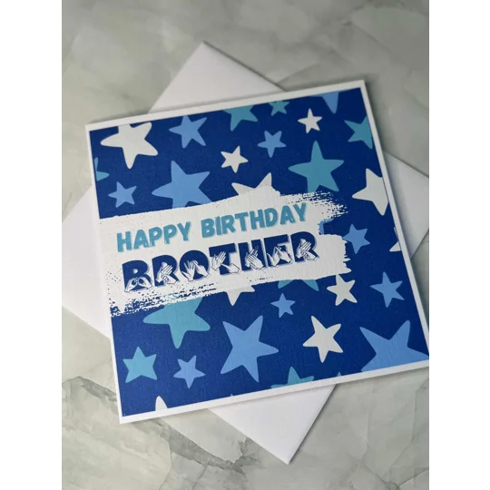 BSL Happy Birthday Card: British Sign Language Fingerspelling