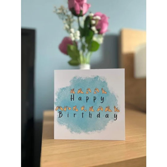BSL Birthday Card Multipack: Fingerspelling British Sign Language