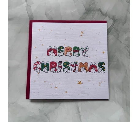 BSL Christmas Card, Deaf Christmas, Sign Language Card, BSL Card, Deaf Gift, BSL Gift, Merry Christm