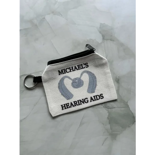 Cochlear Implant/Hearing Aid Personalised Medical Storage Bag with Optional Emergency Contact Detail