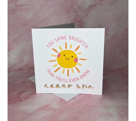 BSL Thank You Card: Deaf Culture Inclusive Greeting Card