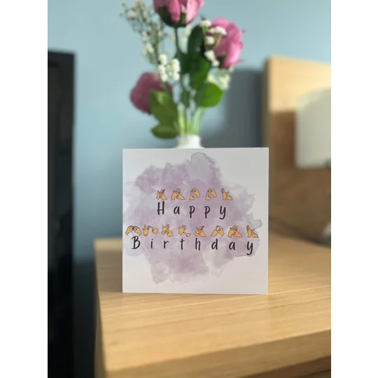 BSL Birthday Card Multipack: Fingerspelling British Sign Language