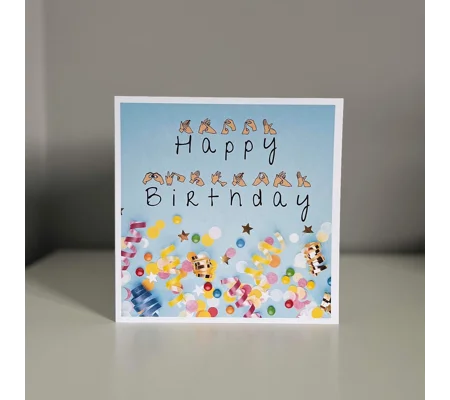 BSL 'Happy Birthday' Fingerspelling Card: Inclusive Design