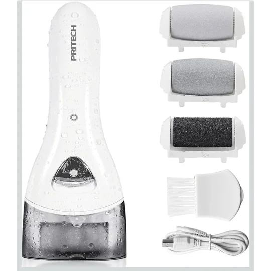 Electric Foot Callus Remover, Rechargeable Foot File for Dead Skin Care Portable Electronic Pedicure