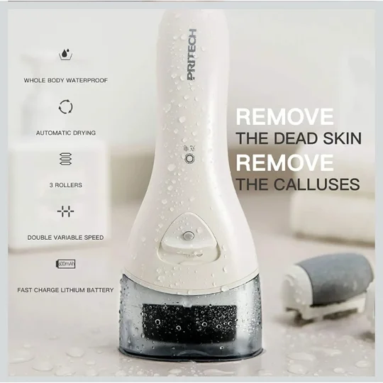 Electric Foot Callus Remover, Rechargeable Foot File for Dead Skin Care Portable Electronic Pedicure