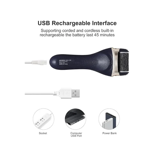 Electric Foot Callus Remover, Rechargeable Foot File for Dead Skin Care Portable Electronic Pedicure