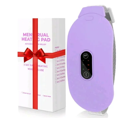 Woman's Menstrual Heating & Massage Pad Purple